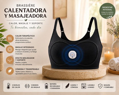 Brassière Masajeador - 3 Modos